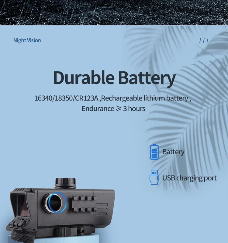 3.5X32 Digital Night Vision Scope with Video Recording | BDC Ranging | 7 Reticles | IP67 Waterproof for Rifle/Picatinny Rail