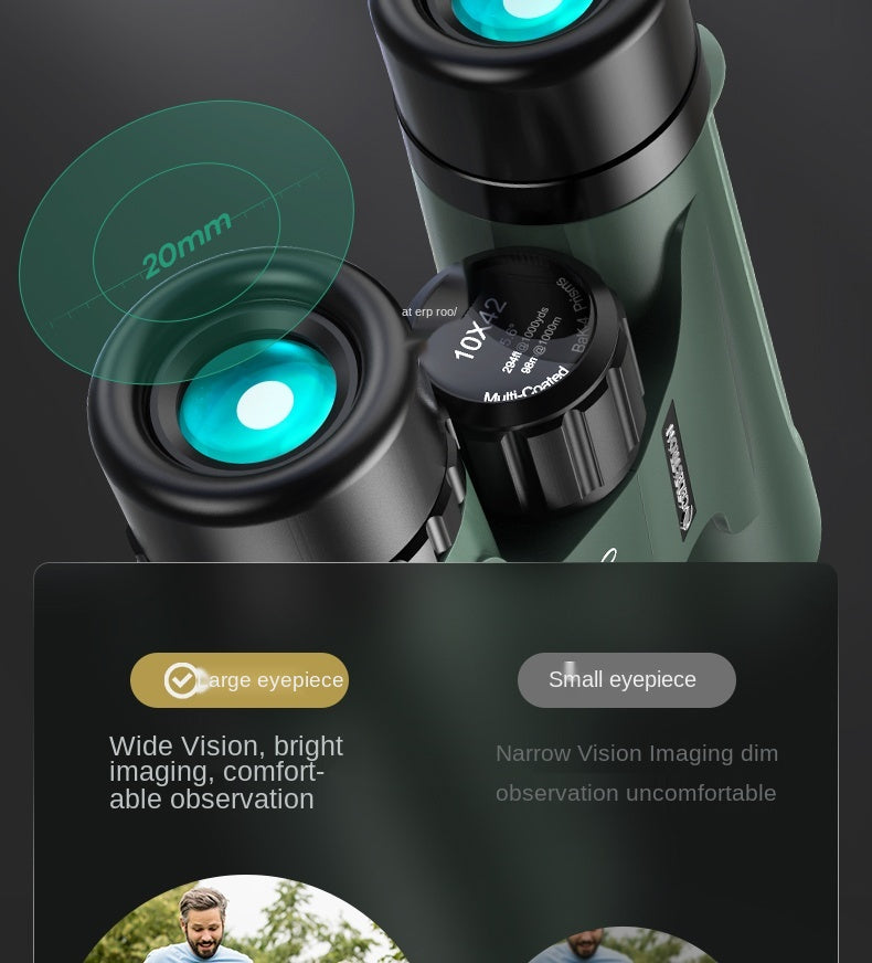 Celestron Outland X 8x42 10X42 Green Binoculars Waterproof & Fogproof Binoculars for Adults Multi-Coated Optics and BaK-4 Prisms