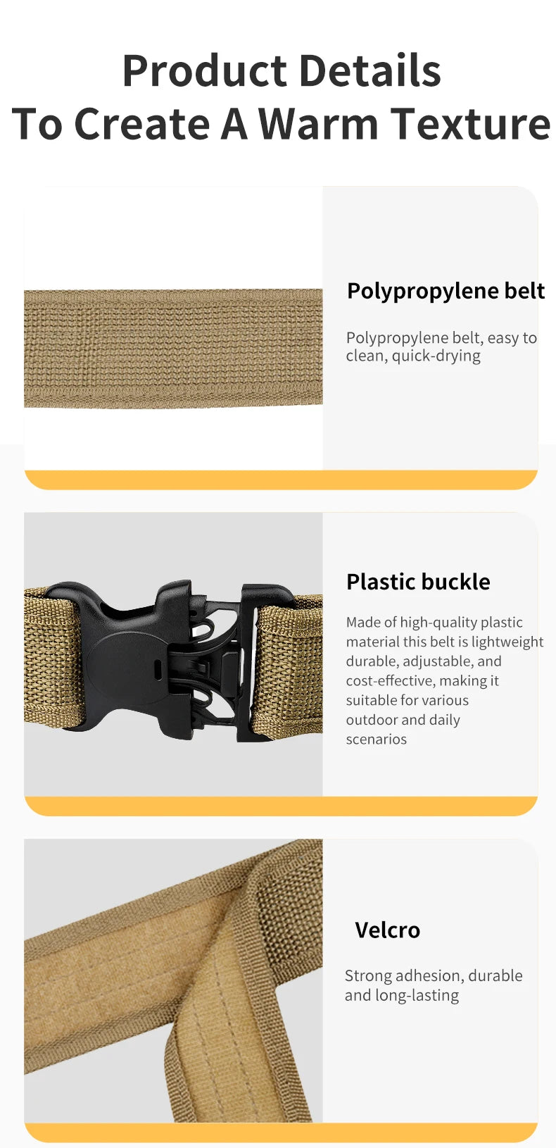 Men's Nylon Belt Polyester Woven Multi-functional Tactical Belt for Outdoor Sports Waist Straps Perfect for Outdoor Adventures