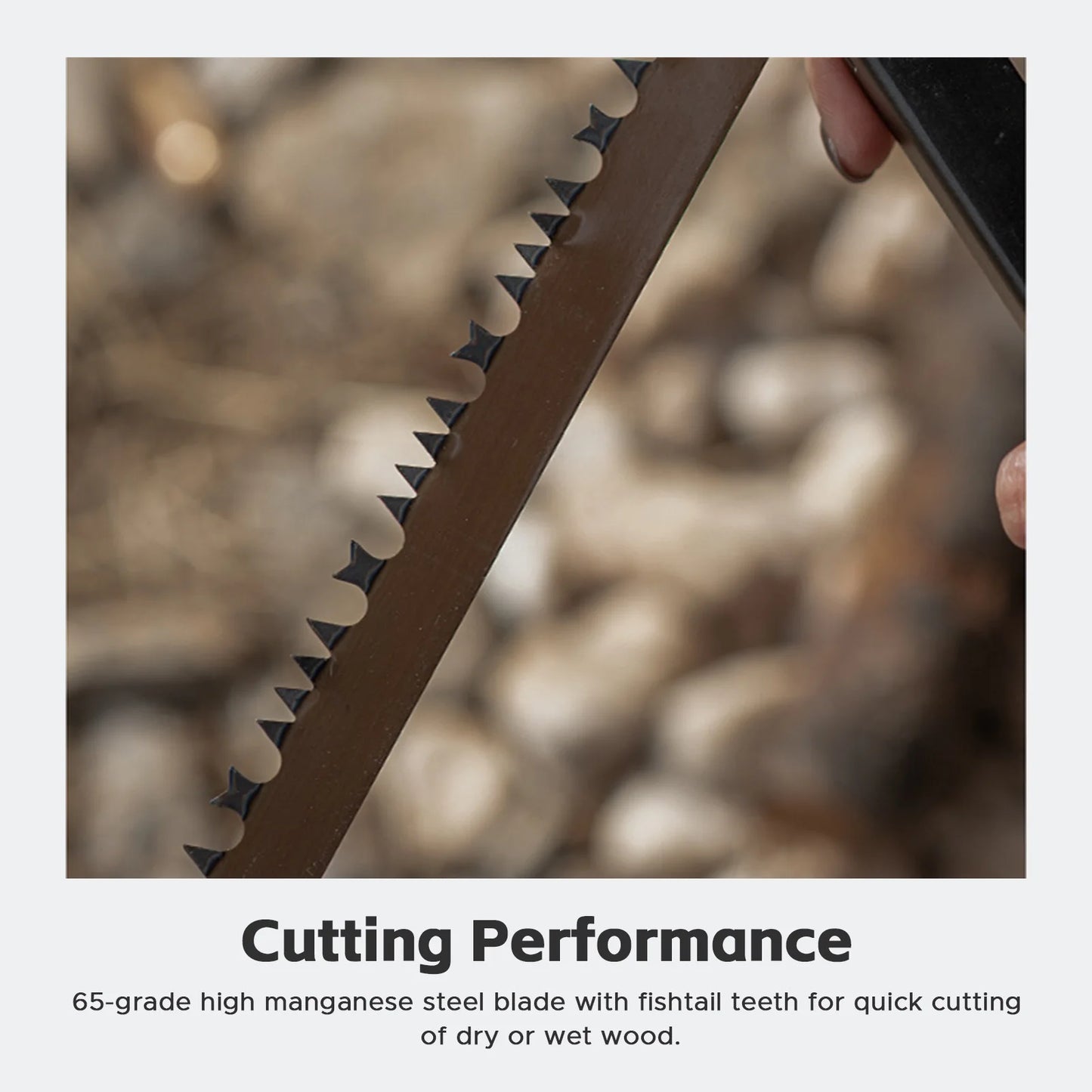 Folding Saw Lightweight Camping Survival Collapsible Bow Saw for Both Dry and Wet Wood Tree Cutting High Manganese Steel Blade