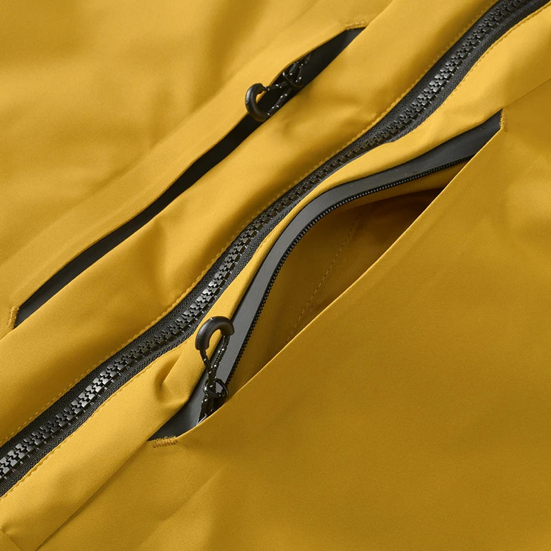 EUMERGX Men's Women's Winter Coat Waterproof Windproof Warm Fleece Jacket Unisex Hiking Camping Skiing Climbing Windbreaker