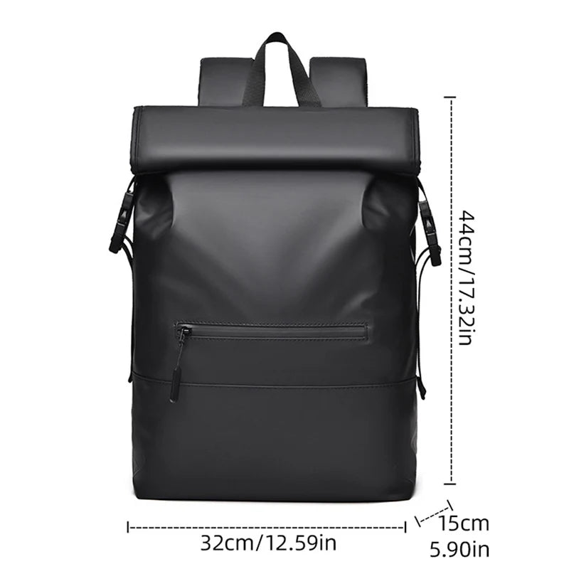 Hiking Rolled Top Backpack Travel Duffel Bag Outdoor Climbing Camping Sport Fitness Rucksack Casual Weekend Luggage Schoolbag