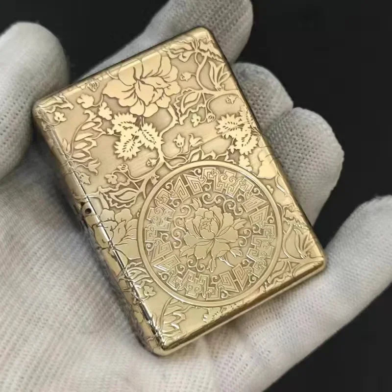 Zorro 912 Retro High End Waterproof Heavy duty Kerosine Lighter 3/5 Hinge Metal Petrol Lighter Men's Gift 150G