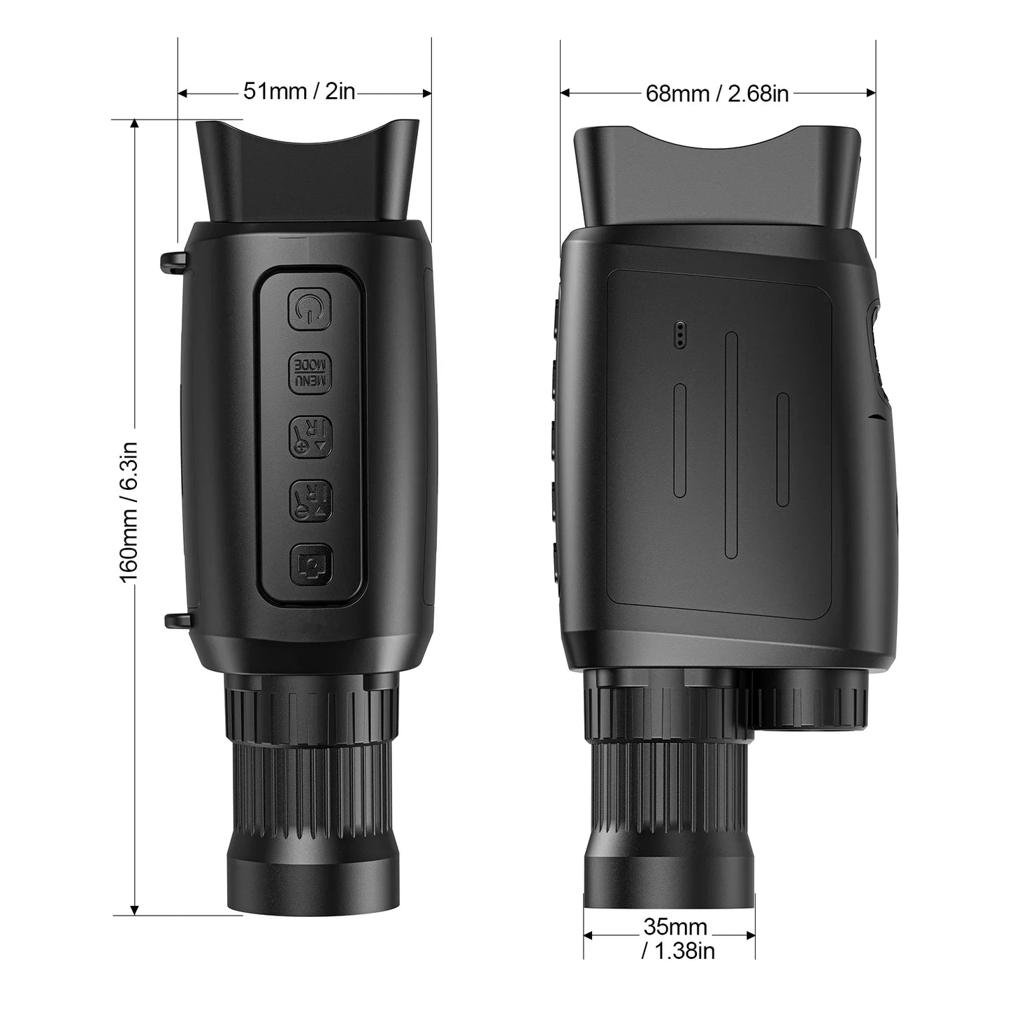 Monocular Night Vision Device 16X Digital Zoom 1080P HD Infrared Camera Hunting Telescope Outdoor Search Full Darkness 300m