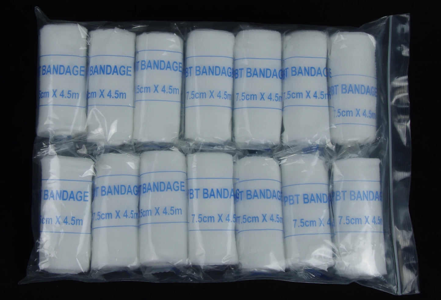 PBT Elastic Bandage First Aid Kit Gauze Roll Wound Dressing Medical Nursing Emergency Care Bandage 7cm*4.5M Medical Supplies