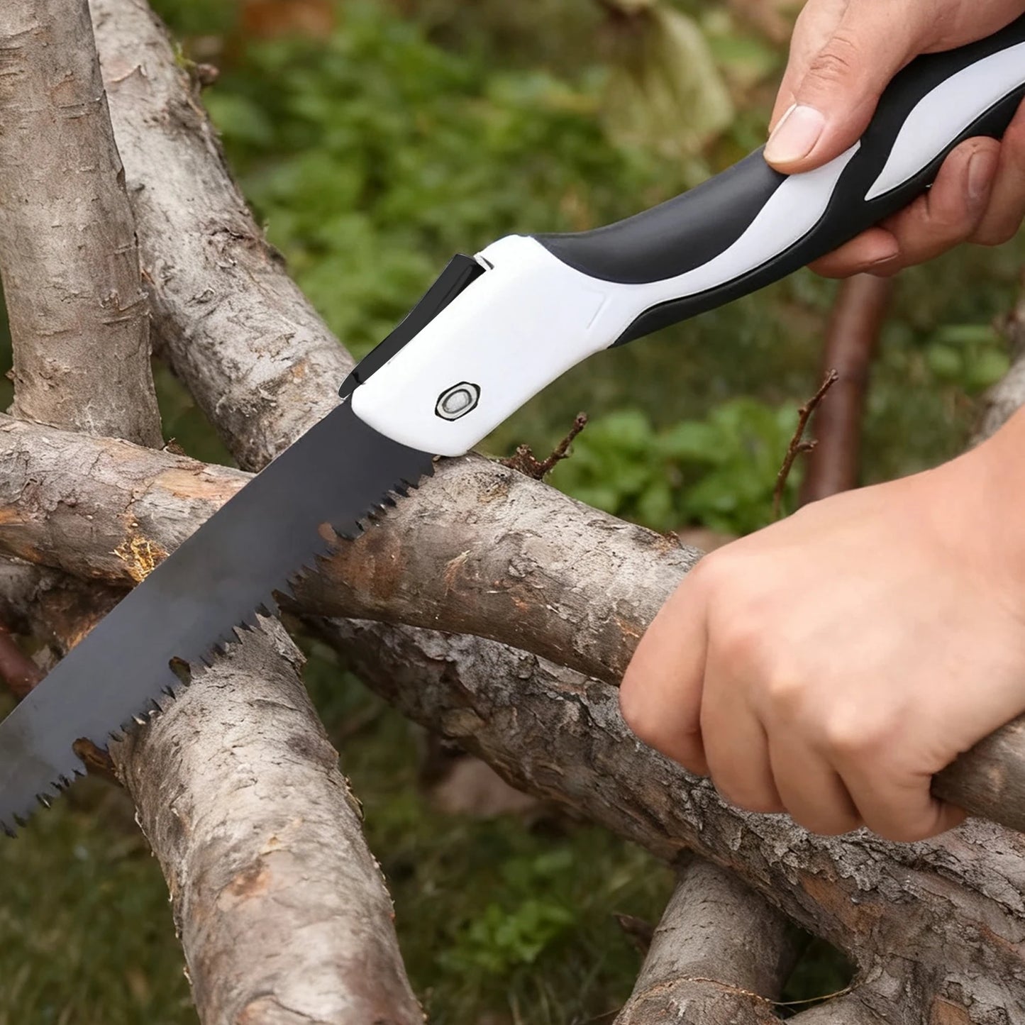 Folding Heavy Duty Hand Saw Camping Tourist Saw Portable Handy Wood Cutting Tool Garden Tree Pruning Trimming Cutting