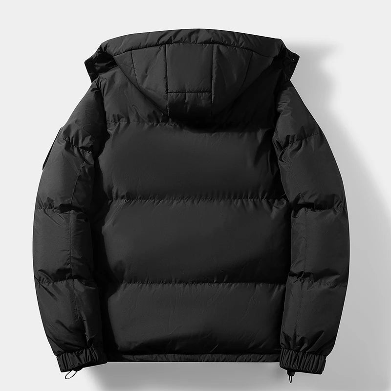Outdoor Men's Hiking Camping Windproof Breathable Warm Cotton Clothing Winter Comfortable Fashionable and Trendy Hooded Jacket