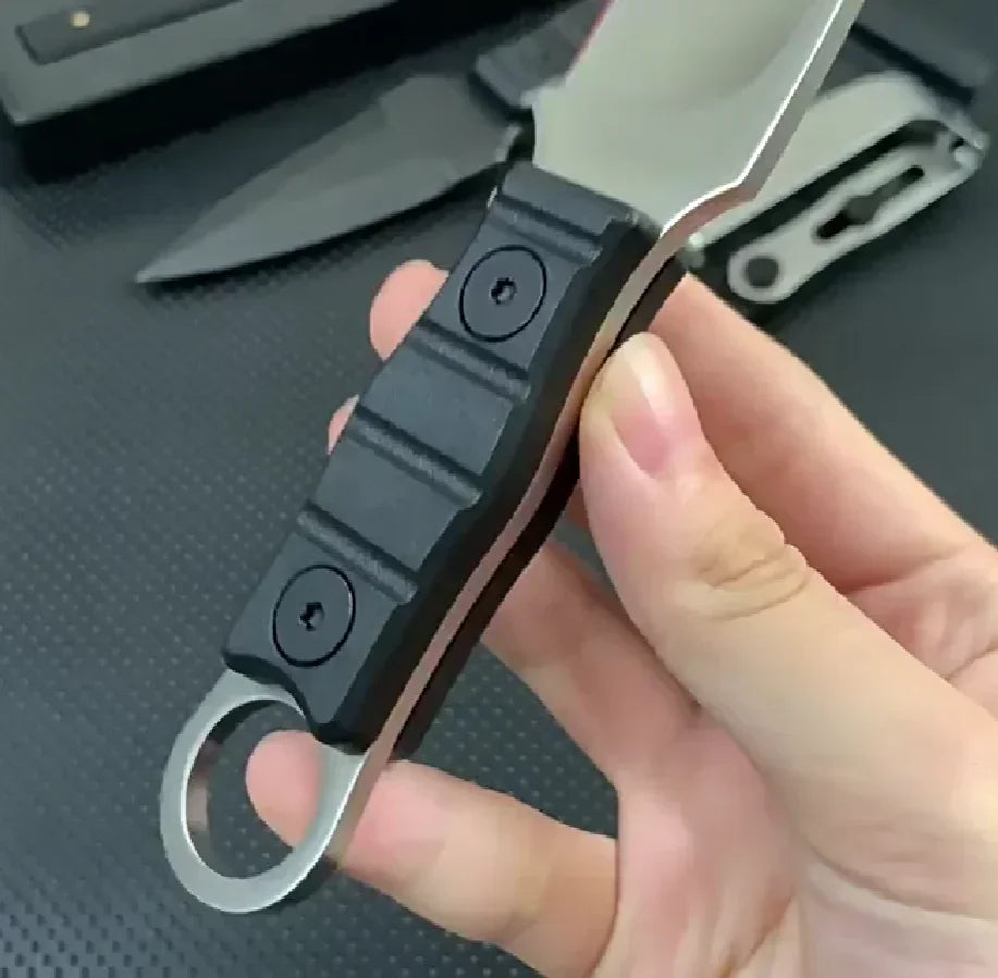 Outdoor  Straight Knife High Hardness SurvivalKknife Camping EDC Portable Utility Knife K Sheath Hunting Camping Tool