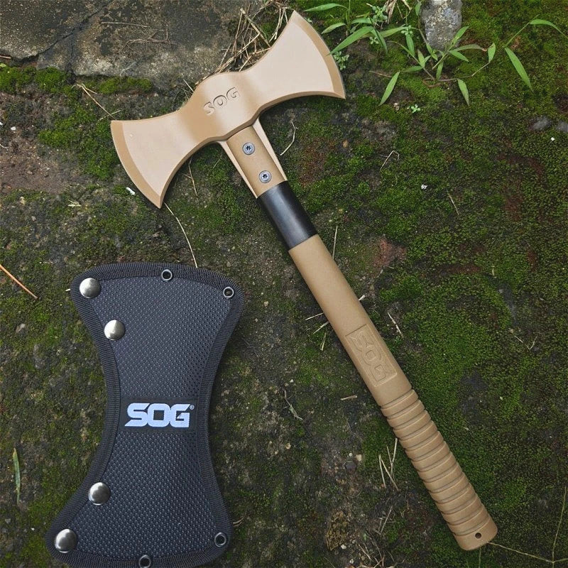 Butterfly Edged Double Sided Viking Axe Professional Outdoor Survival Equipment Portable Axe Multifunctional Sharp Hand Tools
