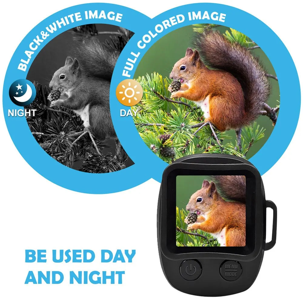 Monocular Night Vision Device 1080P HD Infrared Camera 5X Digital Light Zoom Hunting Telescope Outdoor Search Full Darkness 300m