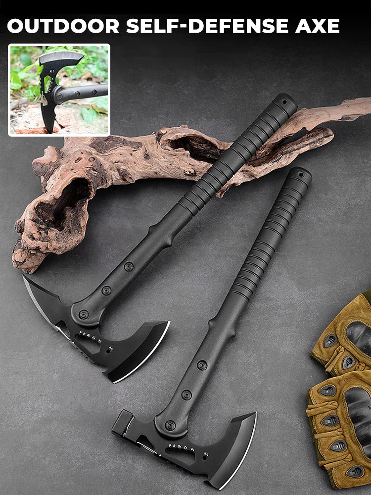 Outdoor Axe,High carbon steel Woodworking Axe multifunctional survival hatchet Camping Supplies Tactical Hunting Tools