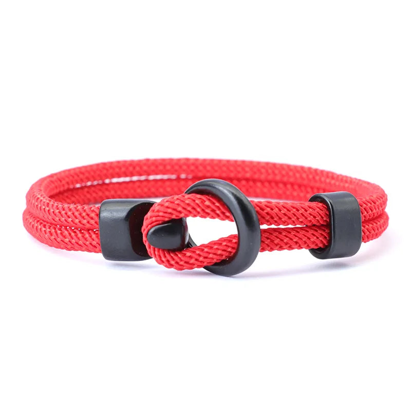 Novel Grade A Rope Bracelet Men Double Layer Outdoor Camping Braclet Homme Accessories Survival Paracord Braslet Gift For Him