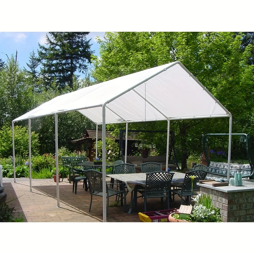 White Custom Large Tarp 3x5 6 8m*8 10 12 3 4x4 5m Outdoor Sun Shade Awning Waterproof Tarpaulin Uv Blocking Tent Camp Rain Cover