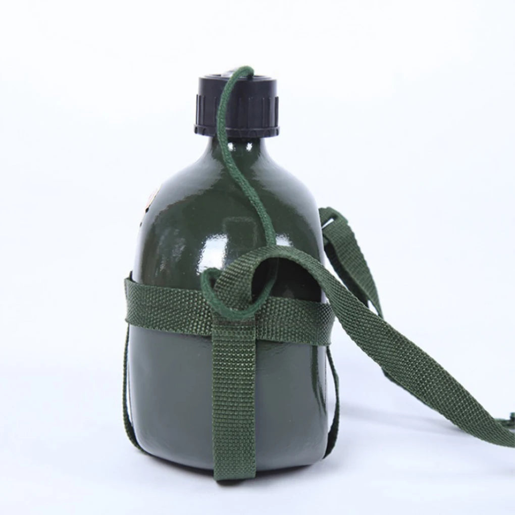 Military Type 87 aluminum kettle Convenient Large Capacity Survival Water Bottle Canteen Kettle for Outdoor Camping Travel