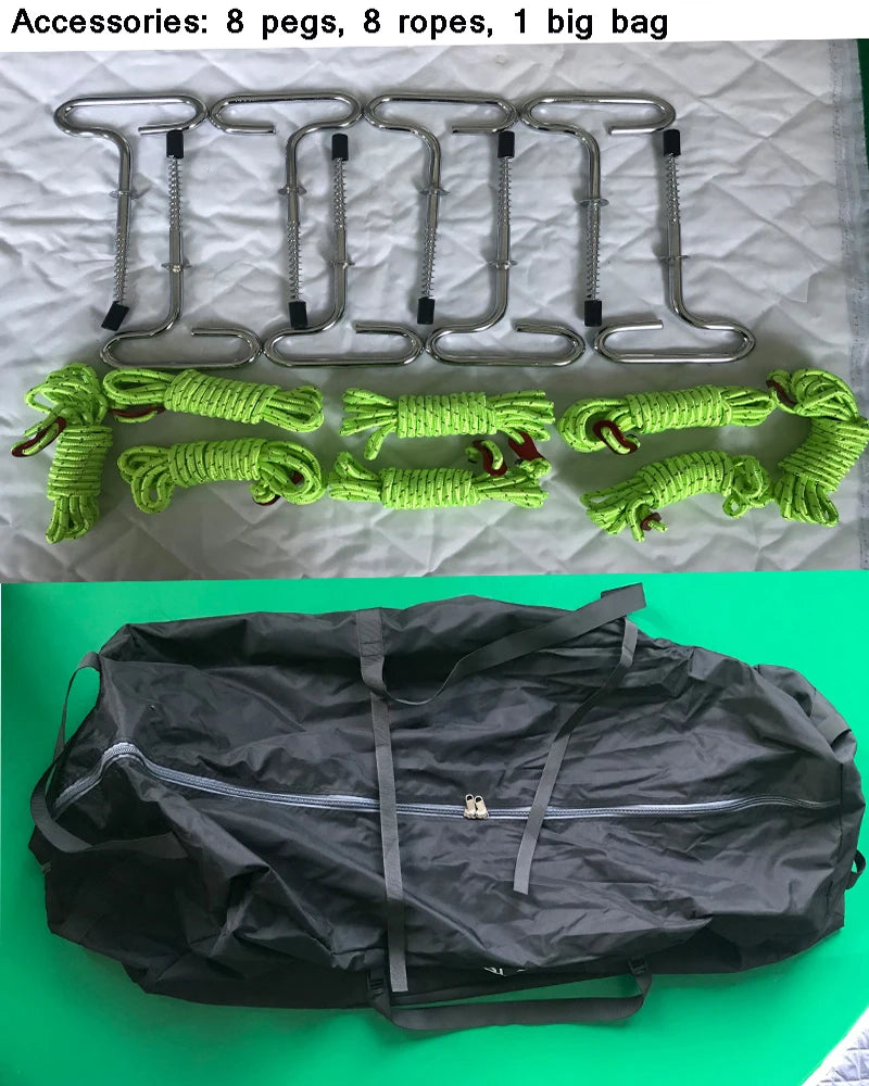 10 Person 4m 8 Side ThickNESS Insulation Winter Fishing Tent Outdoor Camping Party WindProof Sauna Carp Cube Shelter Ice Shelter