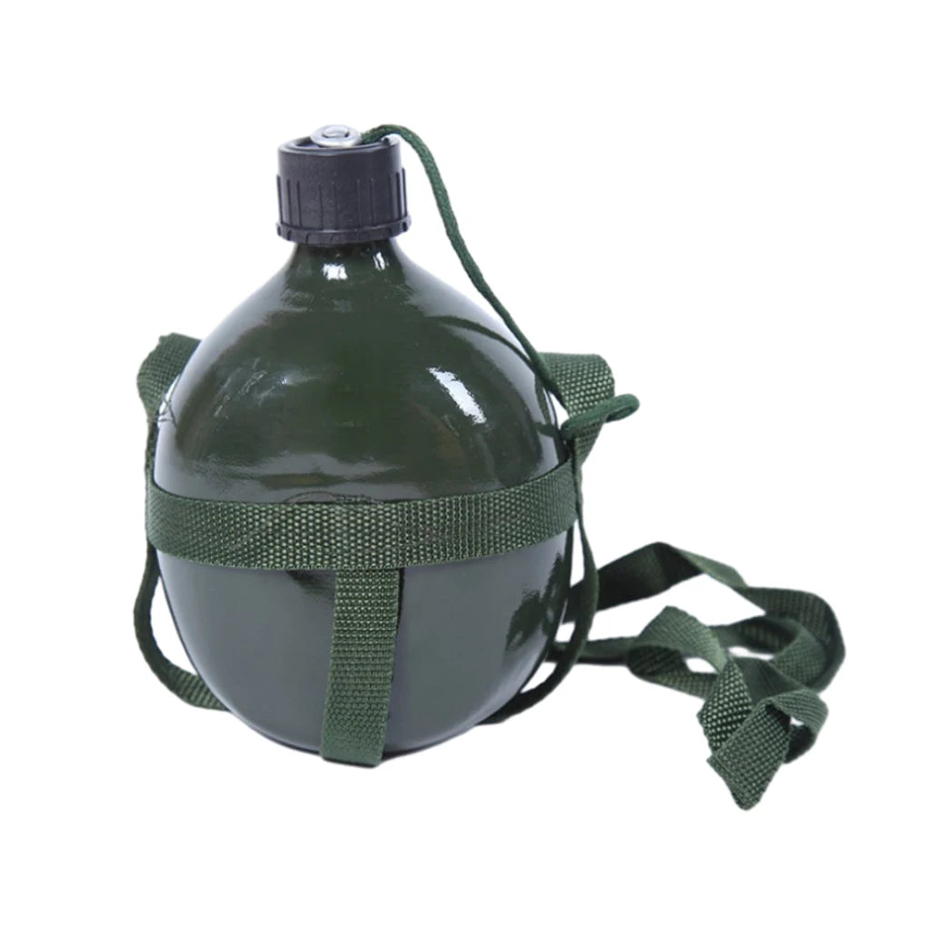 Military Type 87 aluminum kettle Convenient Large Capacity Survival Water Bottle Canteen Kettle for Outdoor Camping Travel