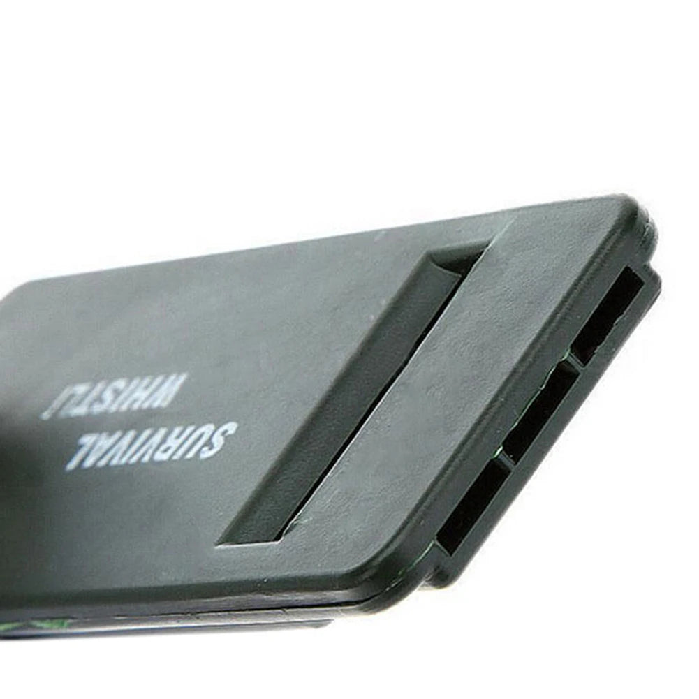 3PCS High Decibel Emergency Survival Whistle 3-Frequency Whistle Portable Keychain Camping Hiking Survival Whistle Outdoor Tools