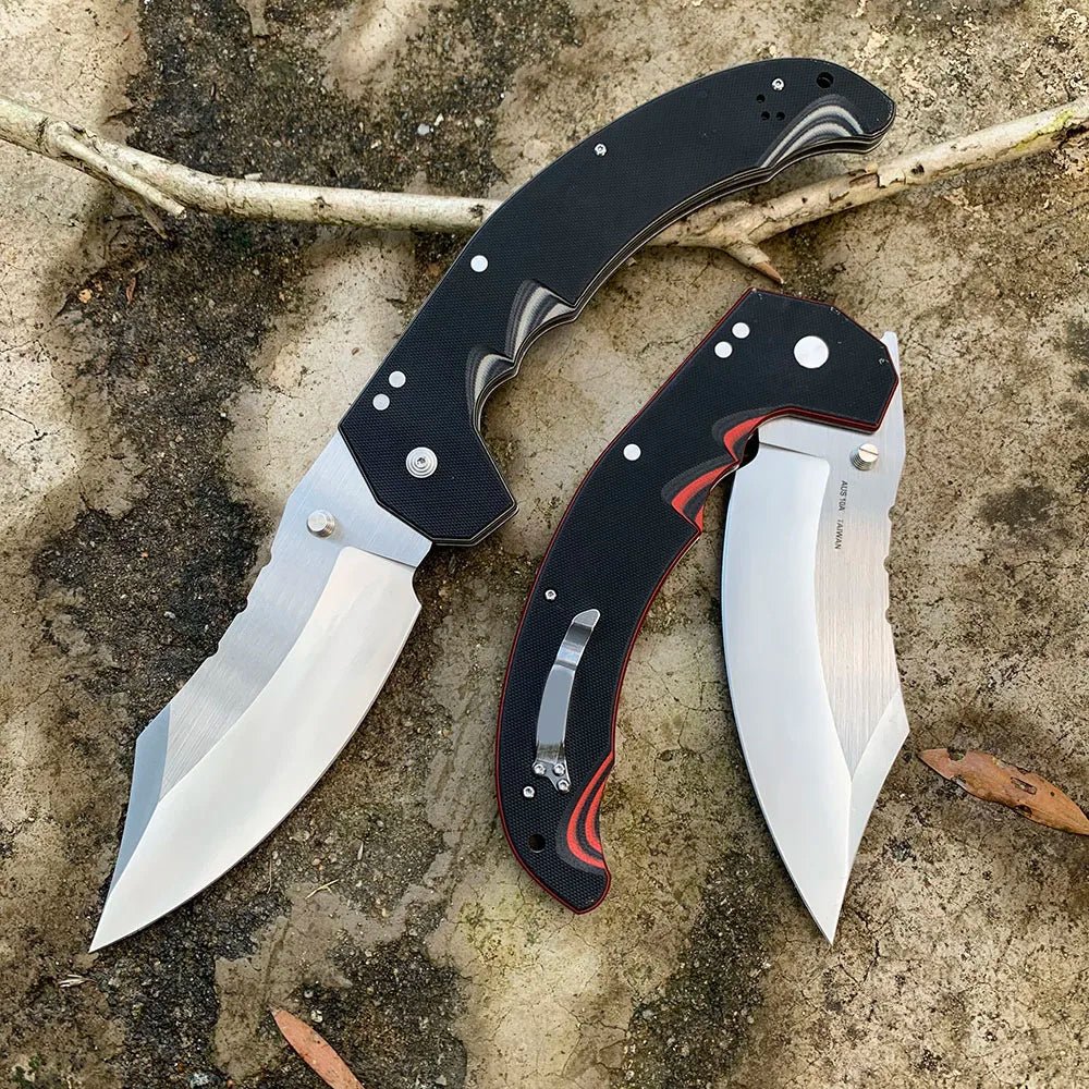 Mayhem Tactical Folding Knife Military Combat Hunting Knife AUS10A Blade Outdoor Portable Camping Survival Knives Jackknife