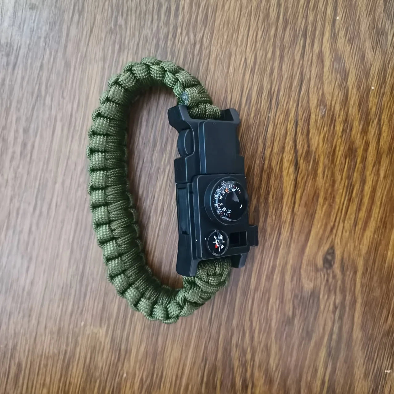10-in-1 Multifunctional Survival Bracelet with Compass, WhistleLine Rope  for Outdoor Adventures and Emergencies