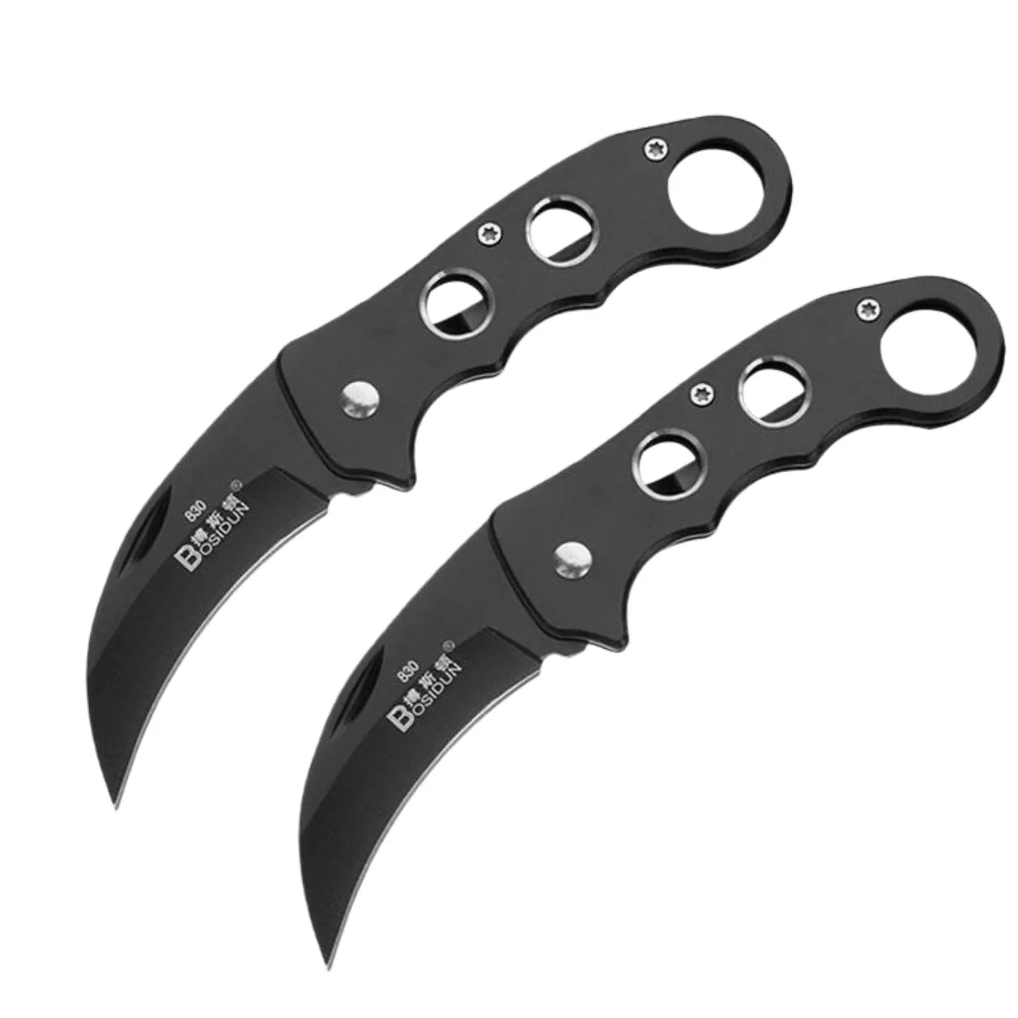 Outdoor Eagle Claw Military Knife Curved Detached Express Short Personalized Carrying Wolf Folding Knife Camping Survival Knife