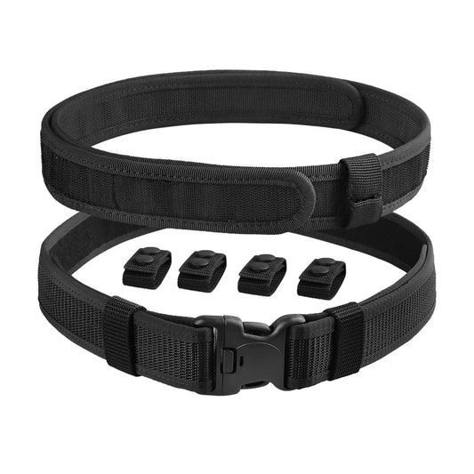 2 in 1 Tactical Belt Quick Release  Buckle MOLLE  Mens Belts width 5CM