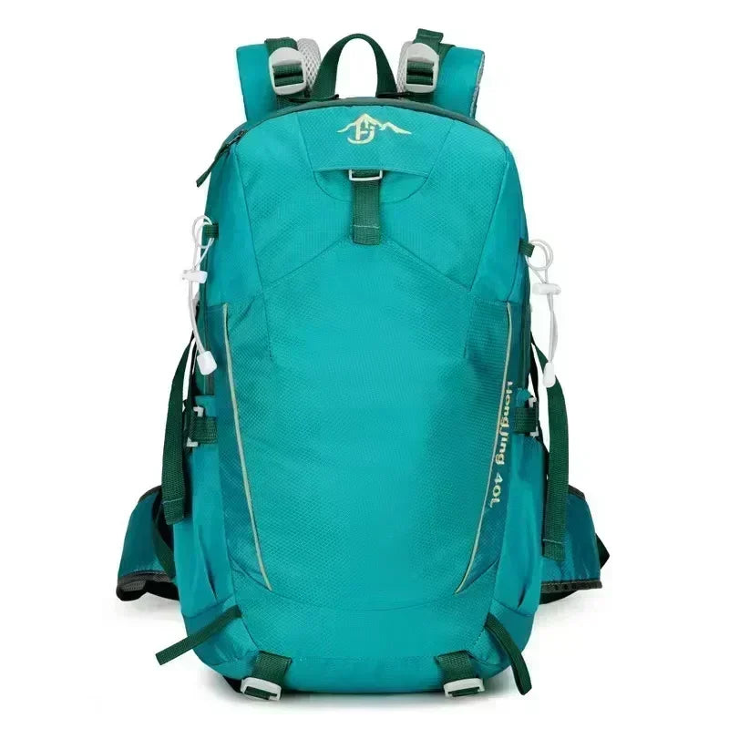 40L outdoor hiking camping backpack outdoor waterproof lightweight mountaineering bag cycling backpack with waterproof cover