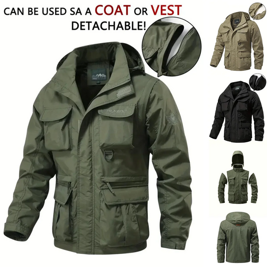 2025 New Spring Autumn Men Tactical Jacket US Army M65 Military Field Jacket Trench Coats Hoodie Casaco Masculino Windbreaker