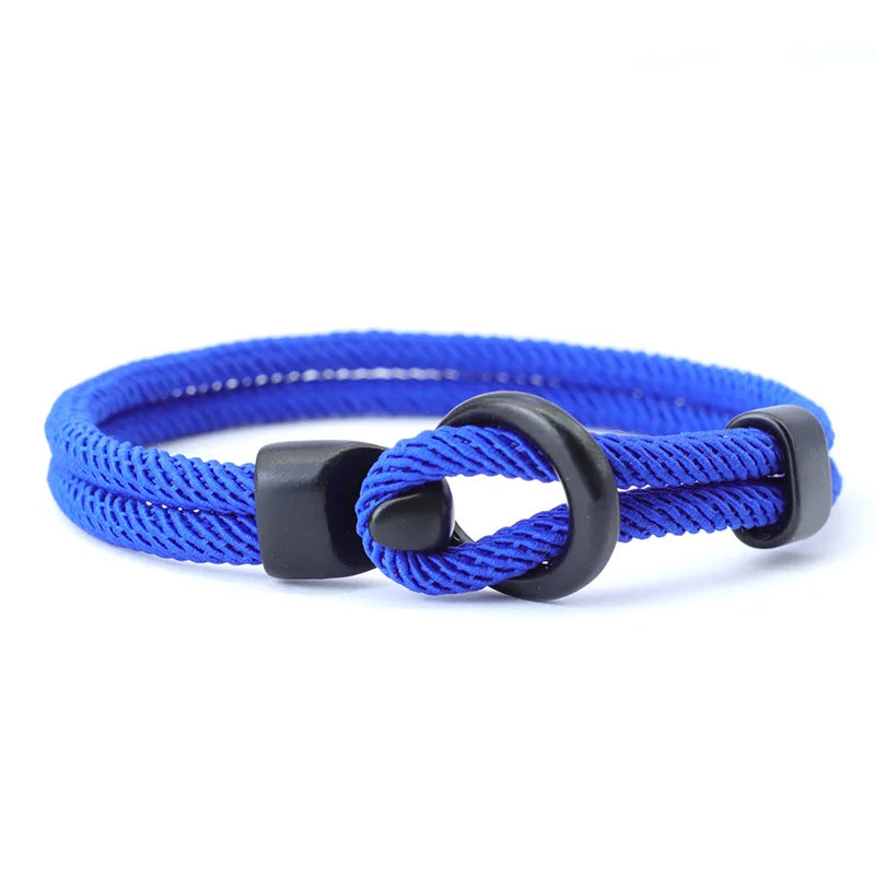 Novel Grade A Rope Bracelet Men Double Layer Outdoor Camping Braclet Homme Accessories Survival Paracord Braslet Gift For Him