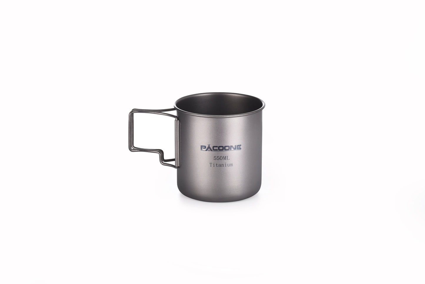 PACOONE Camping Mug Titanium Cup Tourist Tableware Picnic Utensils Outdoor Kitchen Equipment Travel Cooking Set Cookware Hiking