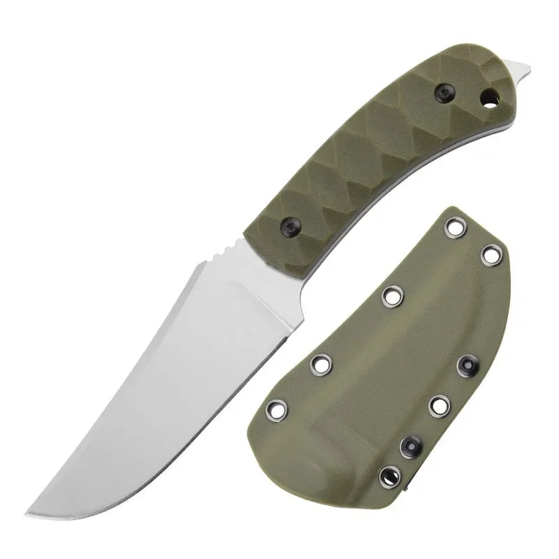 New Outdoor high hardness straight knife EDC wilderness camping survival  knife Portable knife multi-functional