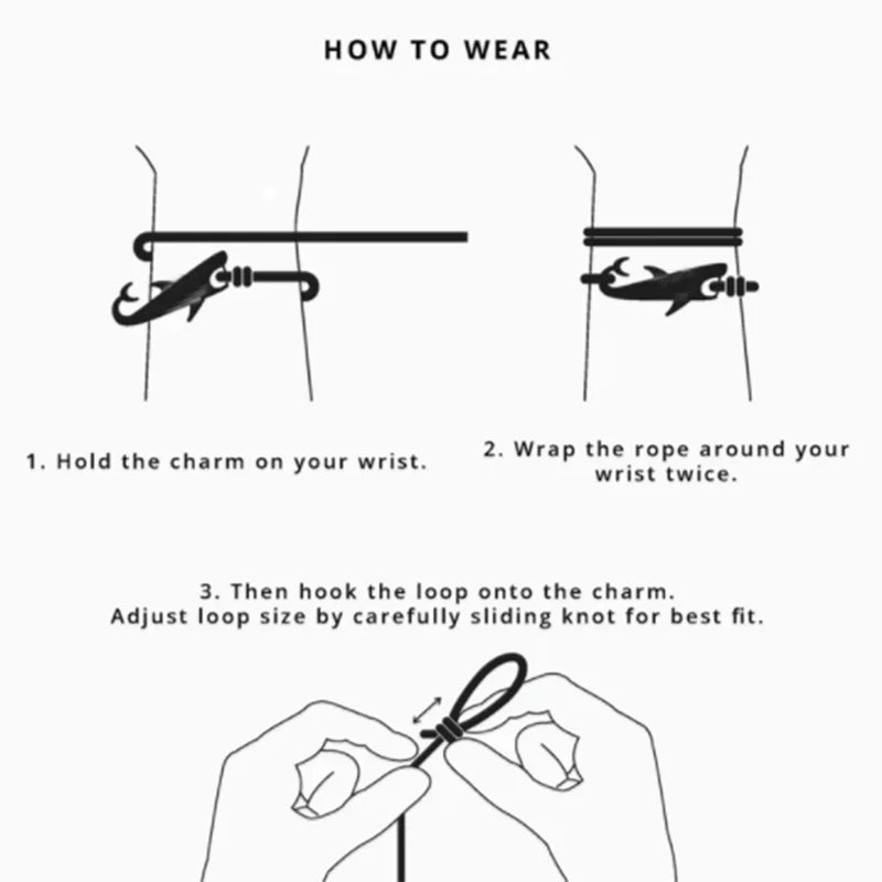 Noter Men Paracord Bracelet Sliding And Adjustable Nautical Braslet Homme Simple Style Wrap Braclet Accesorios Hombre Pulseria