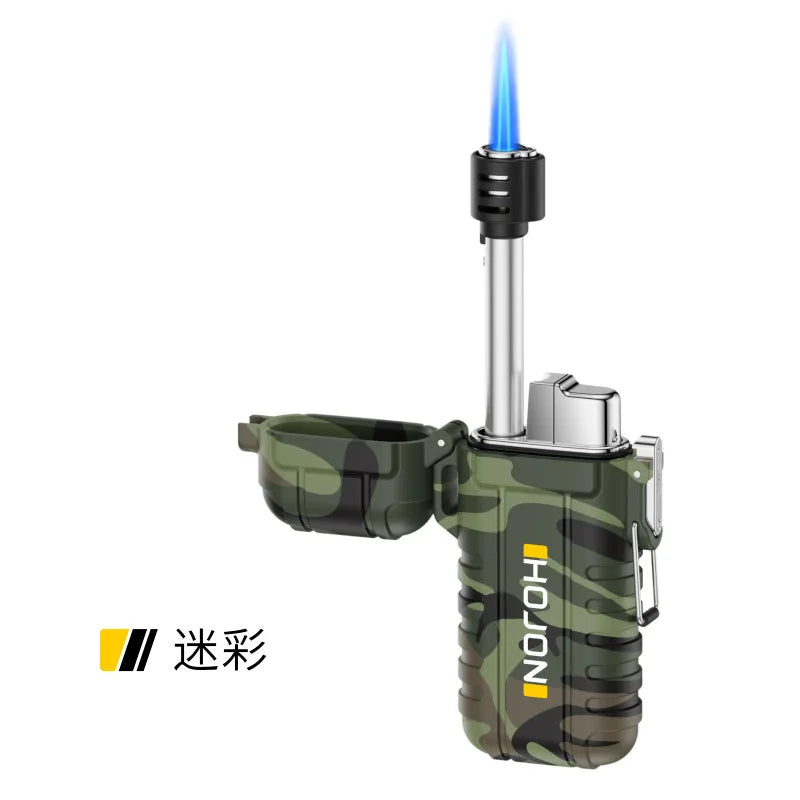 Outdoor Camping Sealed Waterproof Lighter Lighter Lightweight Portable Retractable Ignition with Lanyard Inflatable Lighter