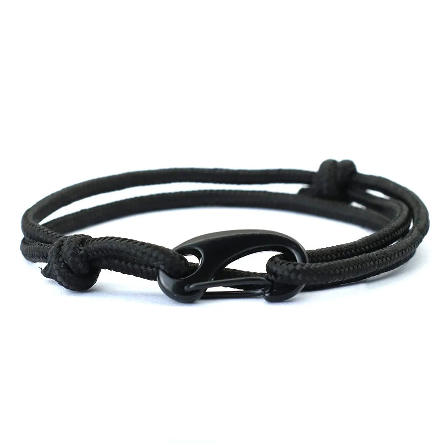 Noter Men Paracord Bracelet Sliding And Adjustable Nautical Braslet Homme Simple Style Wrap Braclet Accesorios Hombre Pulseria