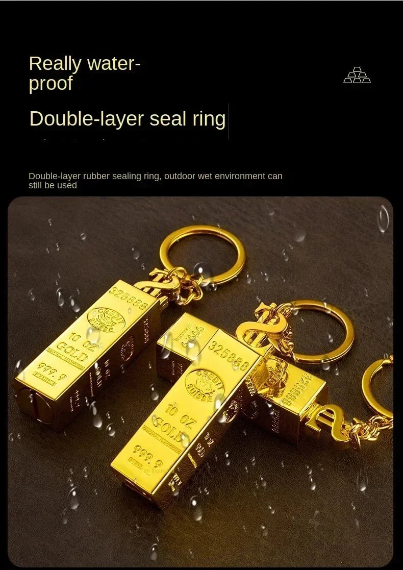 Match Lighter Creative Keychain Pendant Style Metal Waterproof Essential Outdoor Survival Igniter  Gadgets for Men
