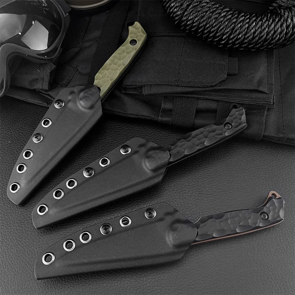 Hidden Canyon Hunter High Hardness 7Cr13Mov Fixed Blade Nylon Fiber Handle with Sheath Outdoor Jungle Self-Defense Tactical Tool