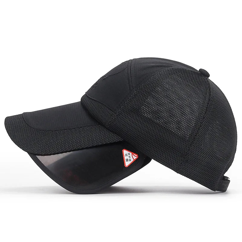 Sunvisor Adjustable Sunvisor Hats Fishing Cap Summer Outdoor Sports Travel Quick-drying Breathable Mesh Baseball Hat
