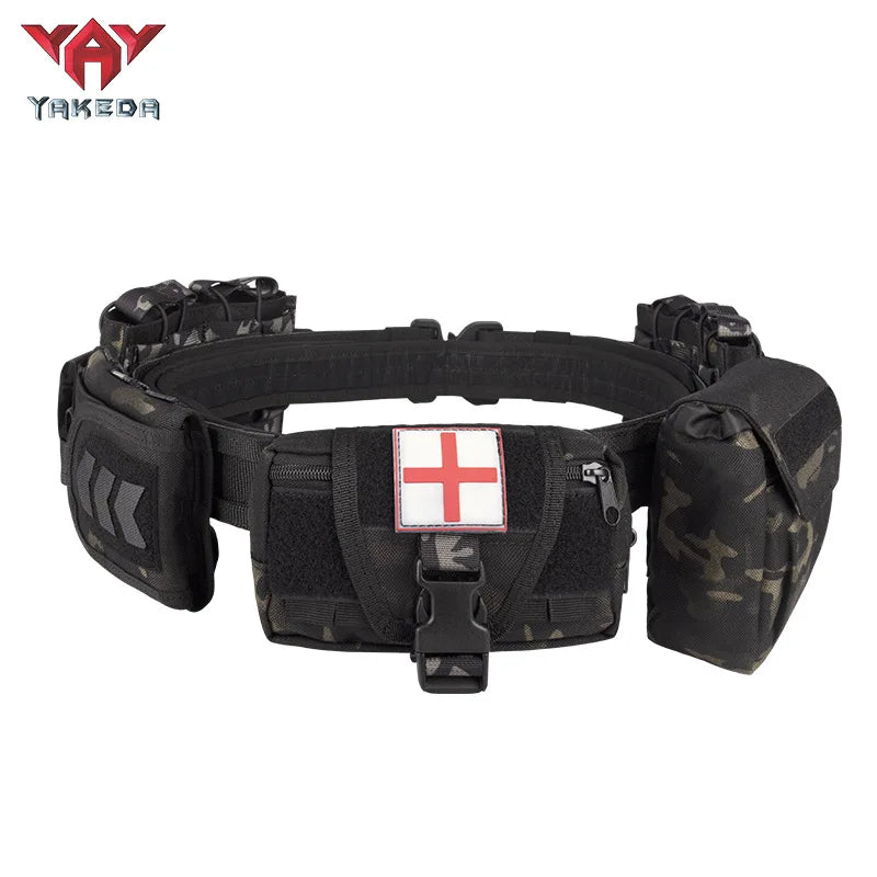 Yakeda Gear User Outdoor Black Hunting Tactics Law Enforcement Duty Security Traffic air gun Belt airsoft equipment Camo