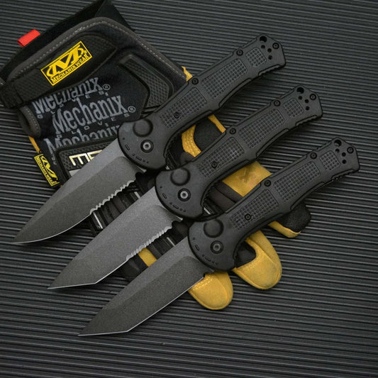BM9070 Claymore Folding Knife D2 Blade Nylon Fiber Handle Fold Camping Outdoor Survival Utility EDC Pocket Knife Gift