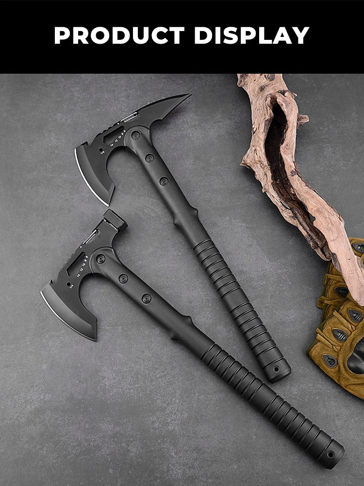 Outdoor Axe,High carbon steel Woodworking Axe multifunctional survival hatchet Camping Supplies Tactical Hunting Tools