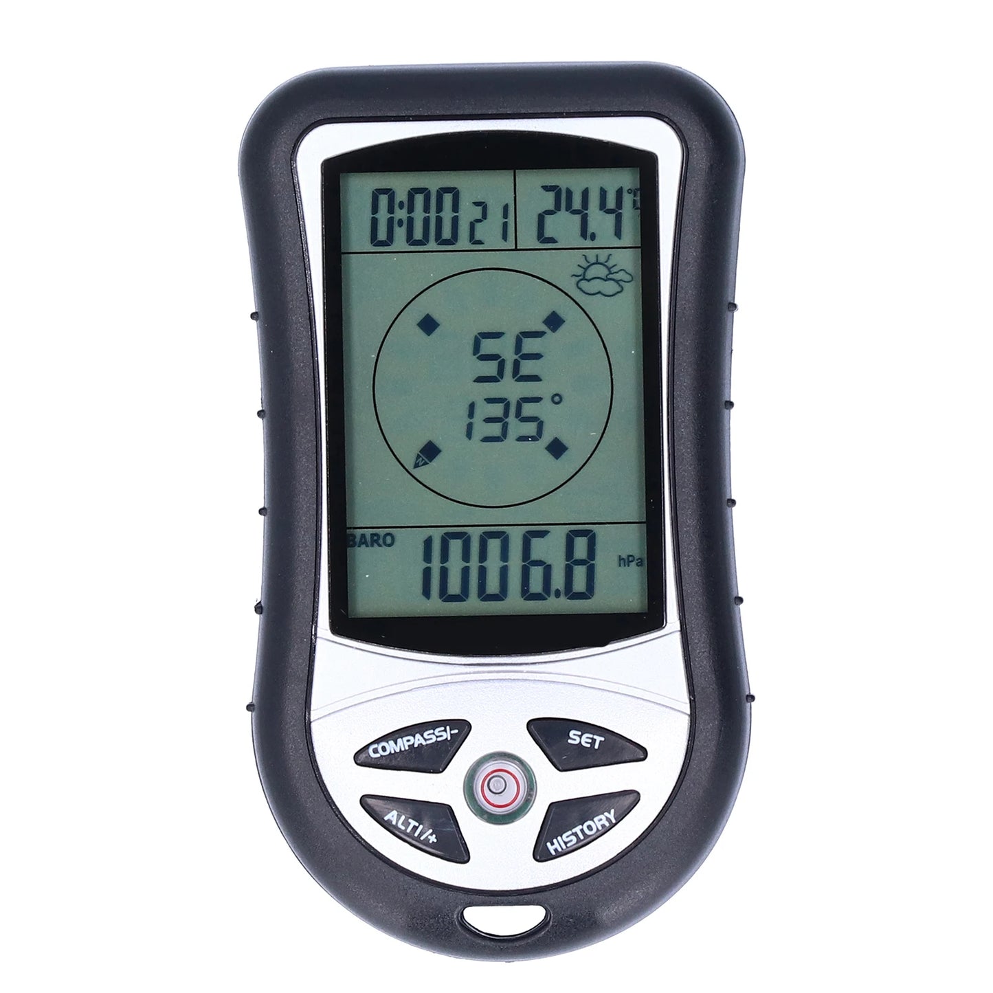 8 in 1 Handheld Electronic Compass Altimeter Multifunction Digital Barometer Thermometer Compass Outdoor Meter Device