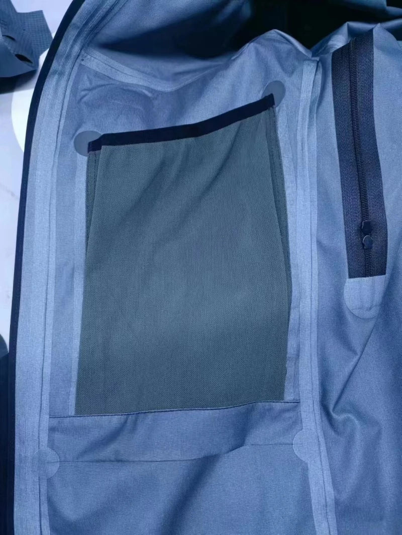 ARC SV Embroidery Bird Logo Three Layer Mens Womens Camping Coat Outdoor Waterproof Windbreaker Hiking Ski Jackets Unisex