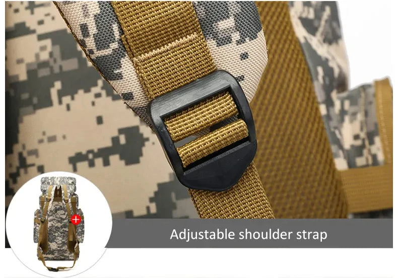 80L Camping Backpack Men Bags Molle Tactical Rucksack For Outdoor Climbing Hiking Travel Back Packs mochila hombre