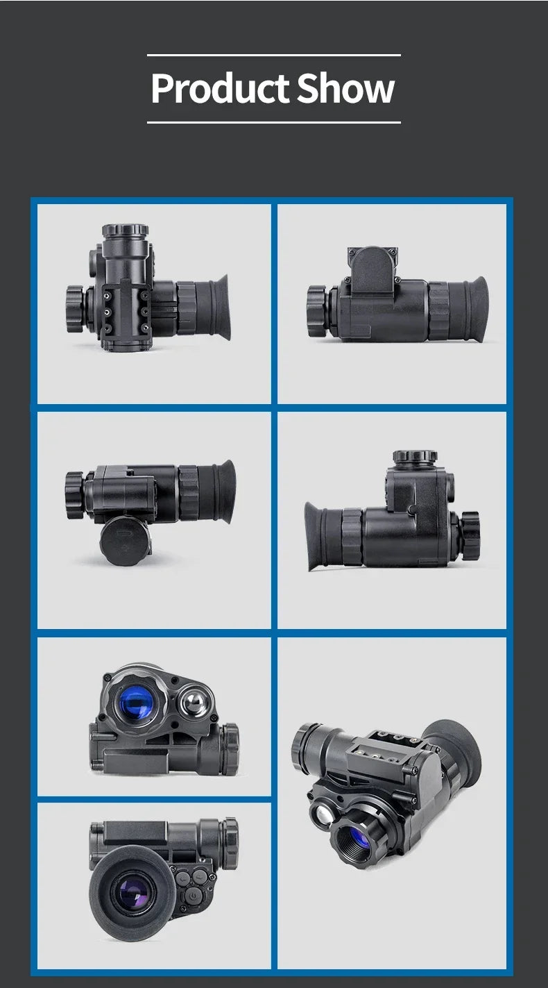 NVG10 FHD Digital Infrared Head Mounted Outdoor Helmet Type Single Tube Monocular Night Vision Goggles Campling Hunting