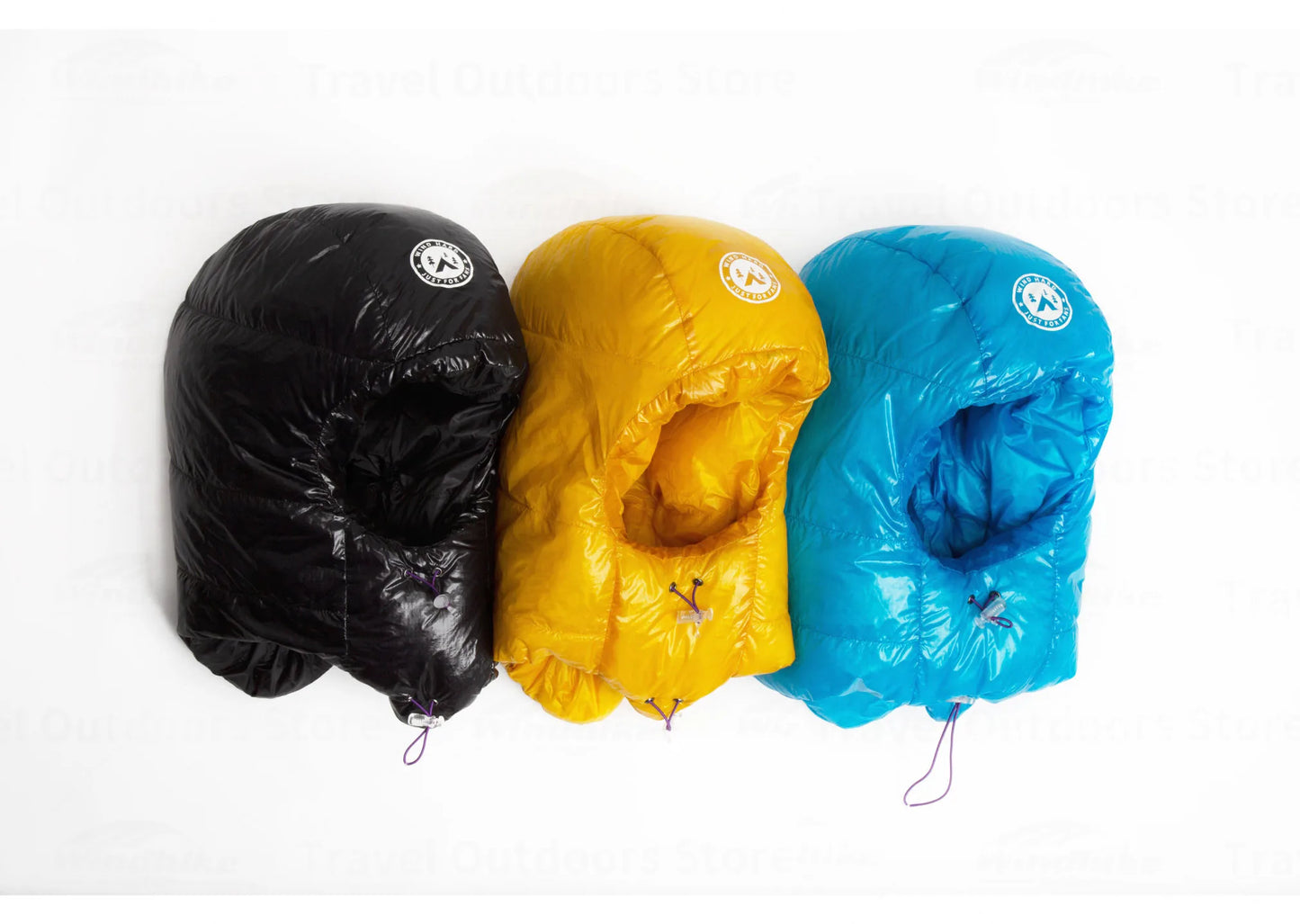 AEGISMAX WIND HARD 10D 800FP Ultralight Down Hat Outdoor Camping Windpoof Caps Warm Snow Hood with Neck Winter Ski Uinsex