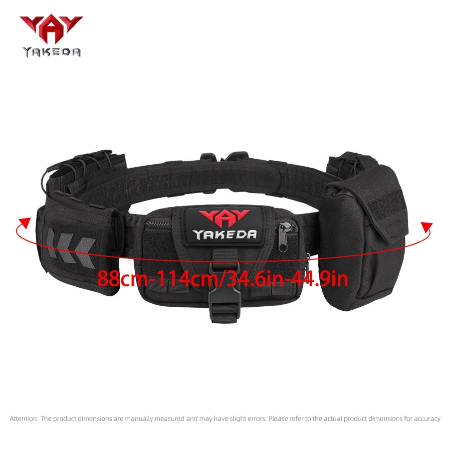 YAKEDA Detachable multifunctional belt suitable for outdoor hiking and camping