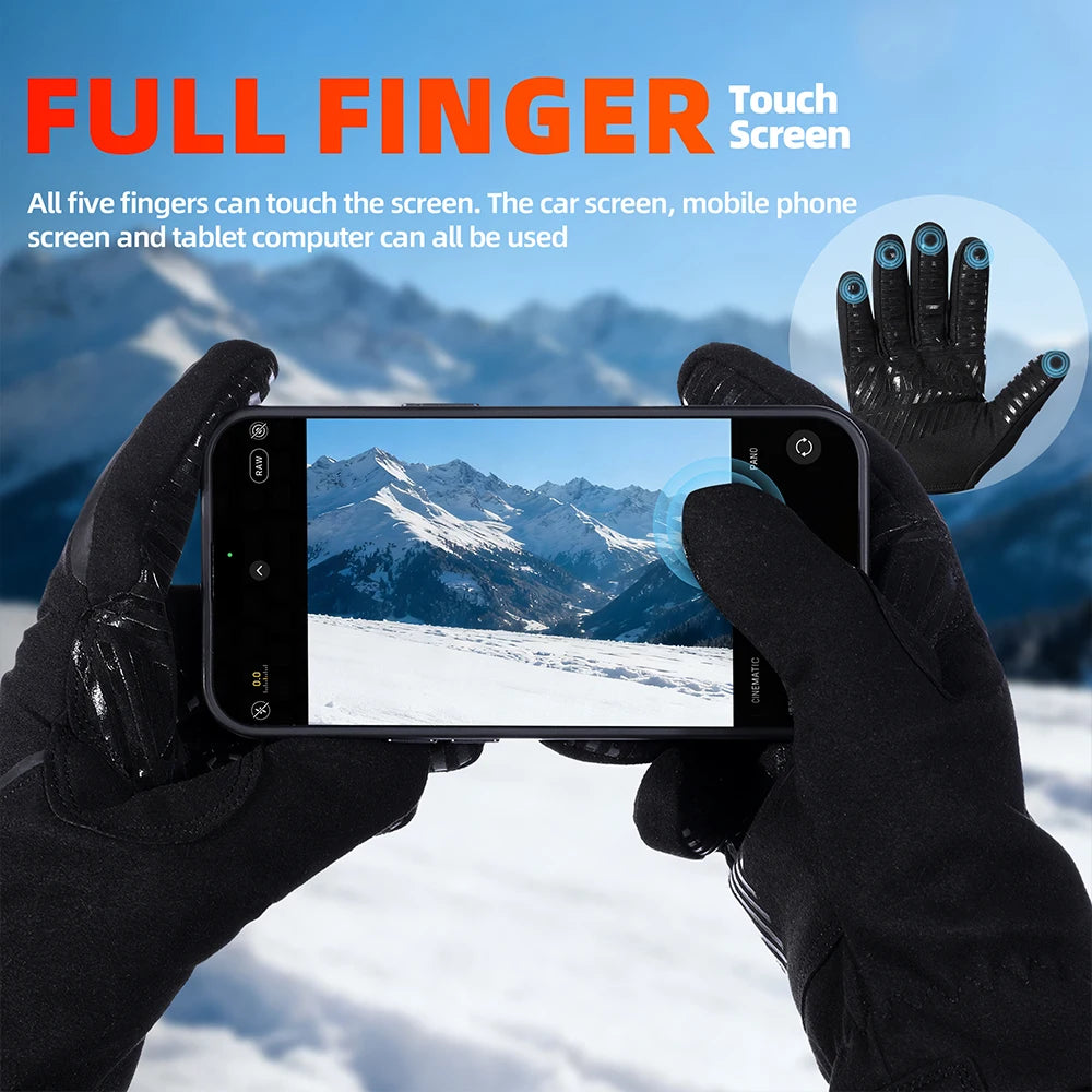 Winter Fleece Hunting Gloves Thermal TouchScreen Windproof Water-repellent Non-slip Accessories Sport Outdoor Hiking Camping Ski