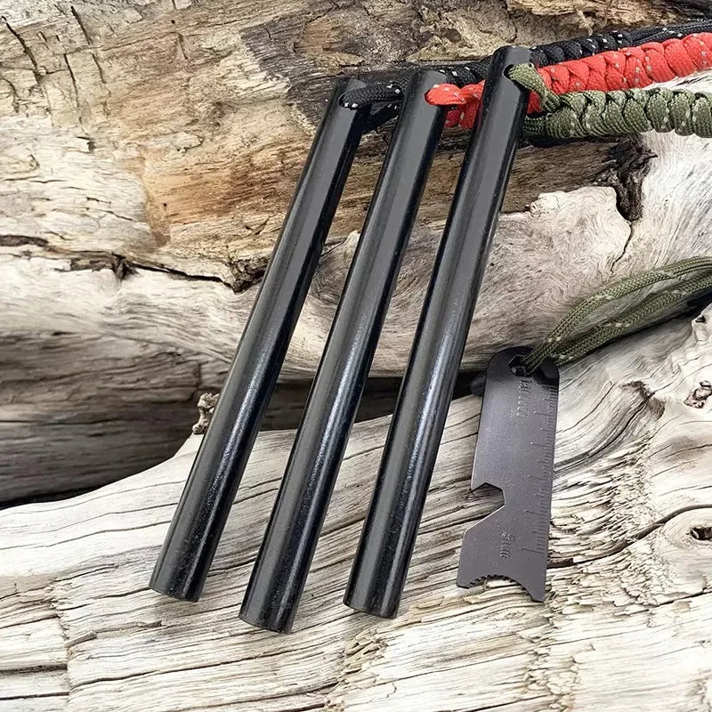 Bear Grylls Survival Fire Starter Magnesium Flint Rod Portable Emergency Firesteel Kit Lighters Smoking for Camping Hiking Tool