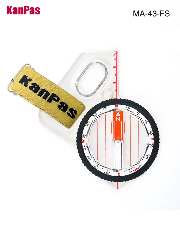KANPAS  elite competition orienteering  thumb compass with silicon ring,MA-43-FS