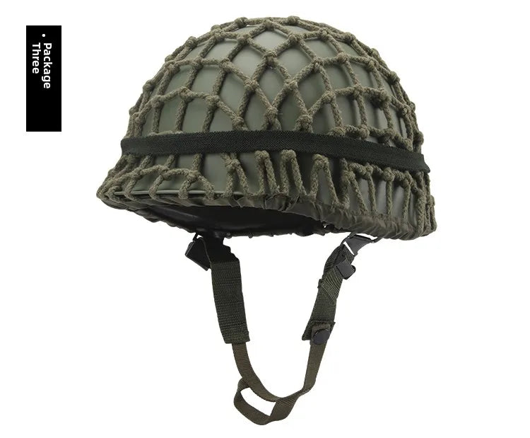 Tactical Battle Helmet Double Layer Anti-Lo Steel Helmet Field Brother Cany Heaear Film And TV Props Military Fan Gear