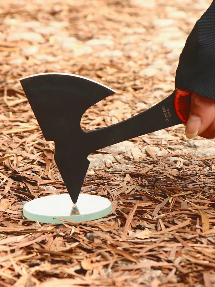 Outdoor Camping Tactical Axe Survival Fire Axe Mini Hammer Ice Breaking Cone Multifunctional Woodworking Axes Hand Tool